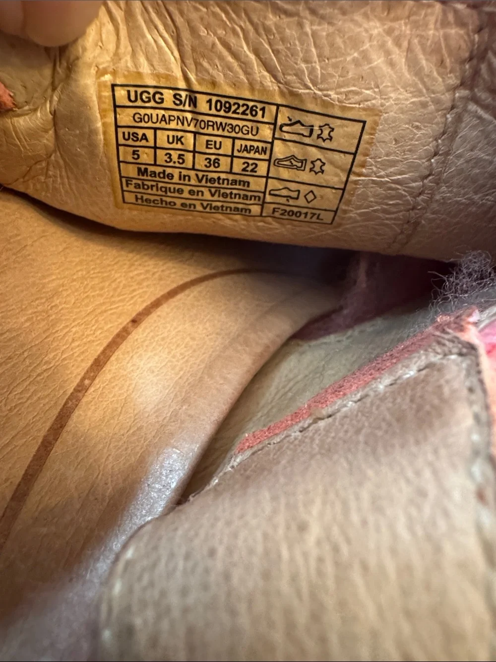 UGG plush faux